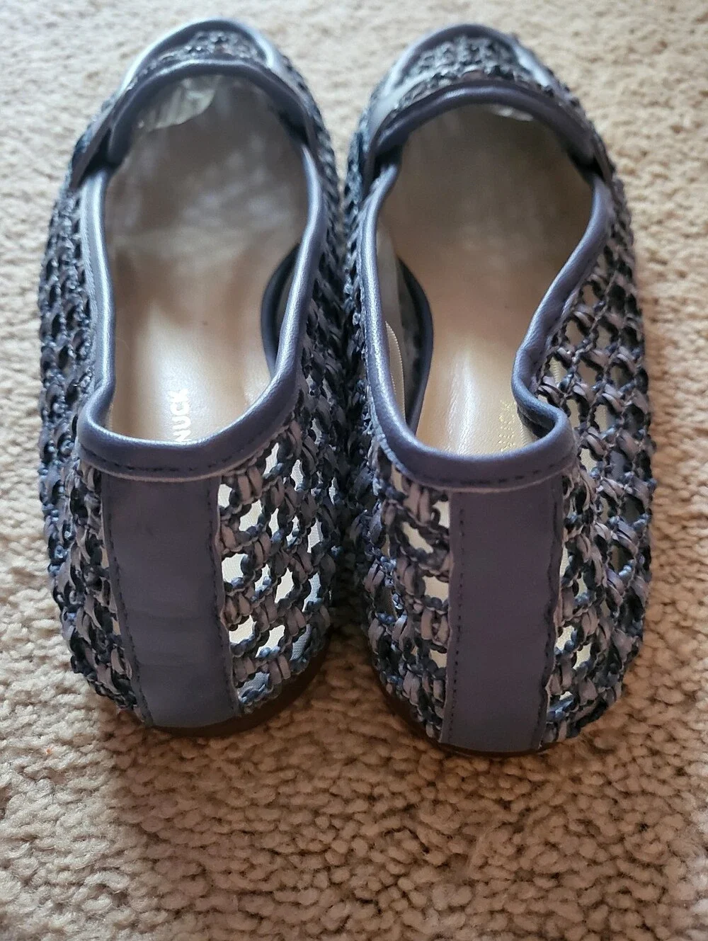 Tuckernuck Navy Blue Woven Loafers